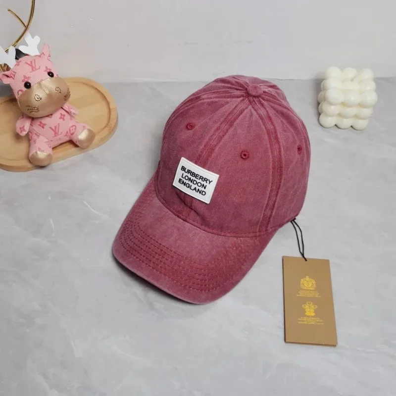 Burberry London England Red Cap Headwear