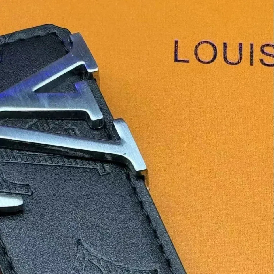 Louis Vuitton Tabi Black Leather Belt