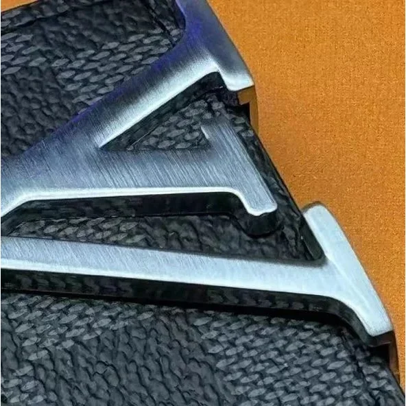 Louis Vuitton Neverfull Black Silver Buckle Bag