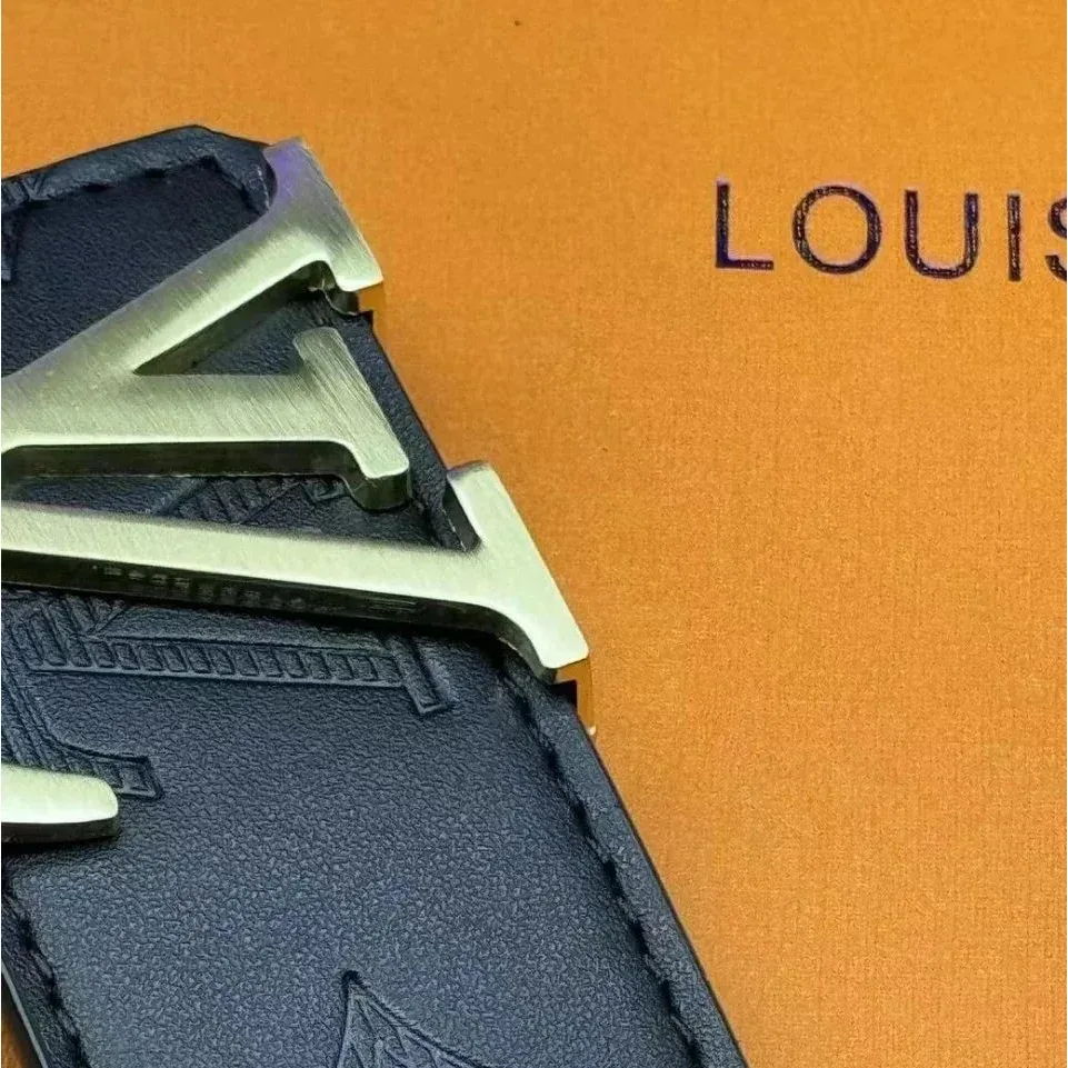 Louis Vuitton Tabi Belt Black Gold Buckle