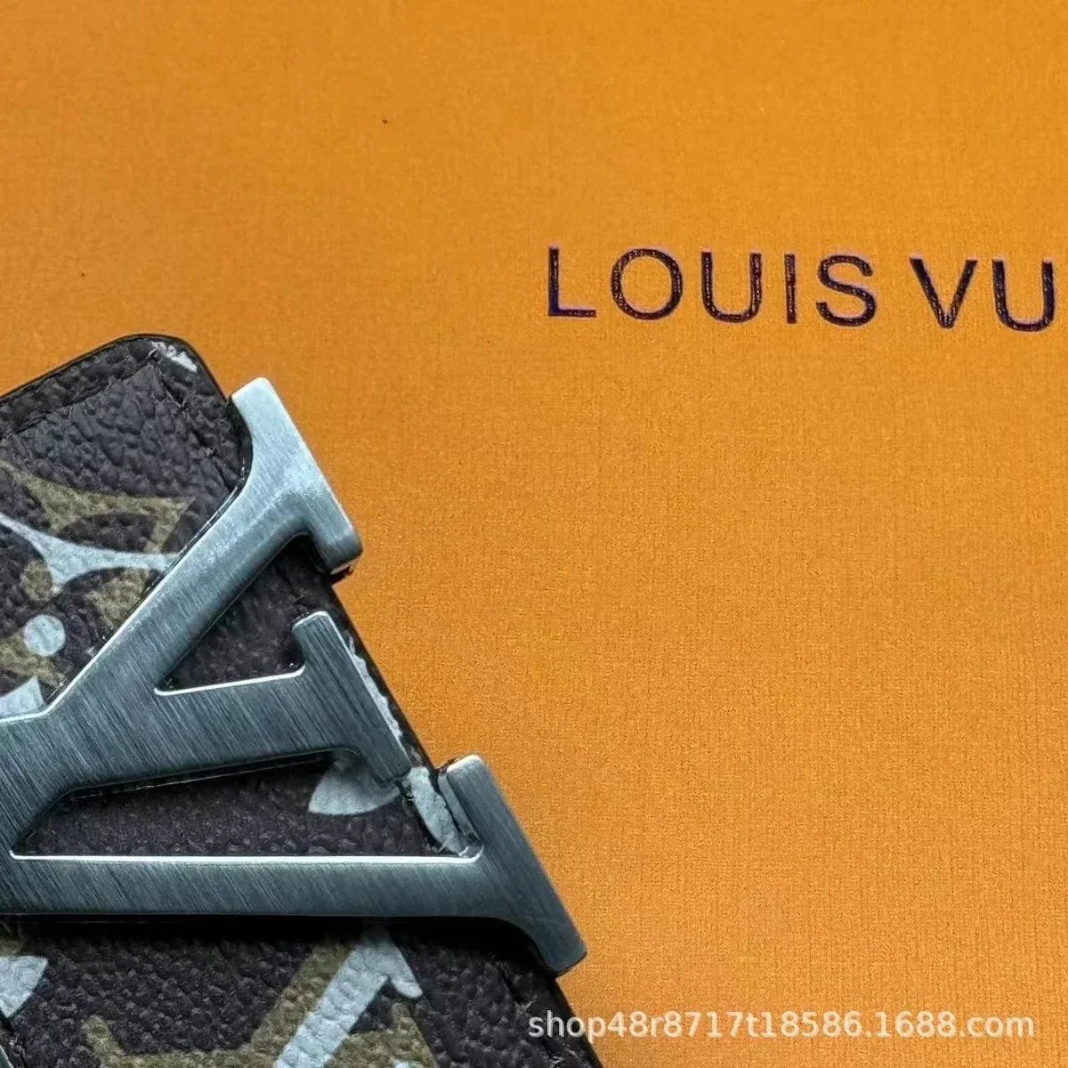 Louis Vuitton Tabi Silver Buckle Belt