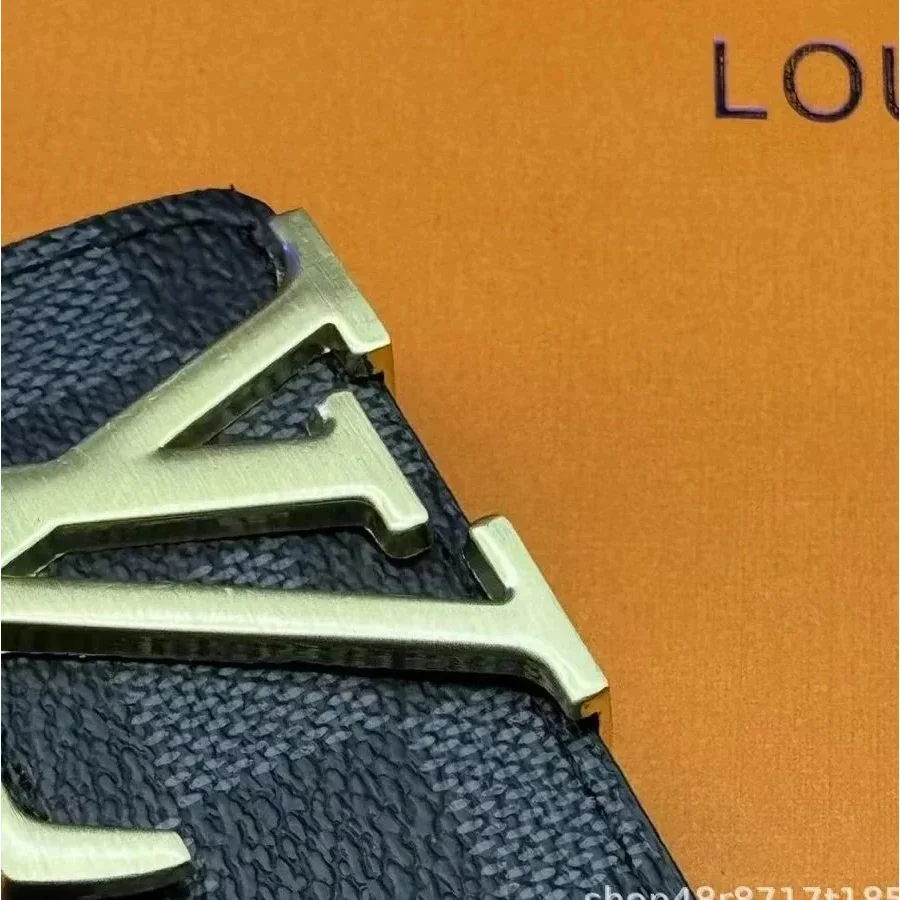 Louis Vuitton Tabi Black Gold Buckle Belt
