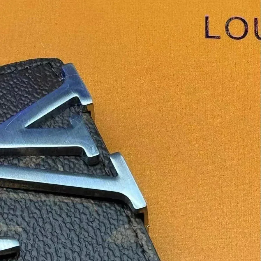 Louis Vuitton Neverfull GM Black & Silver Belt Buckle Bag