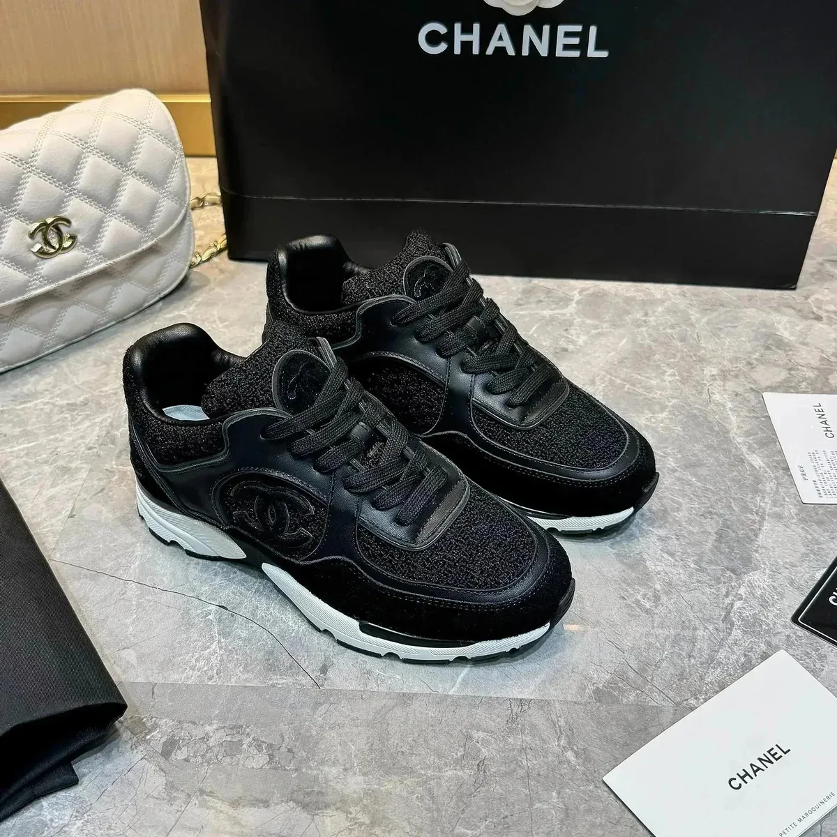 Chanel Runners Black Triple Black Sneakers