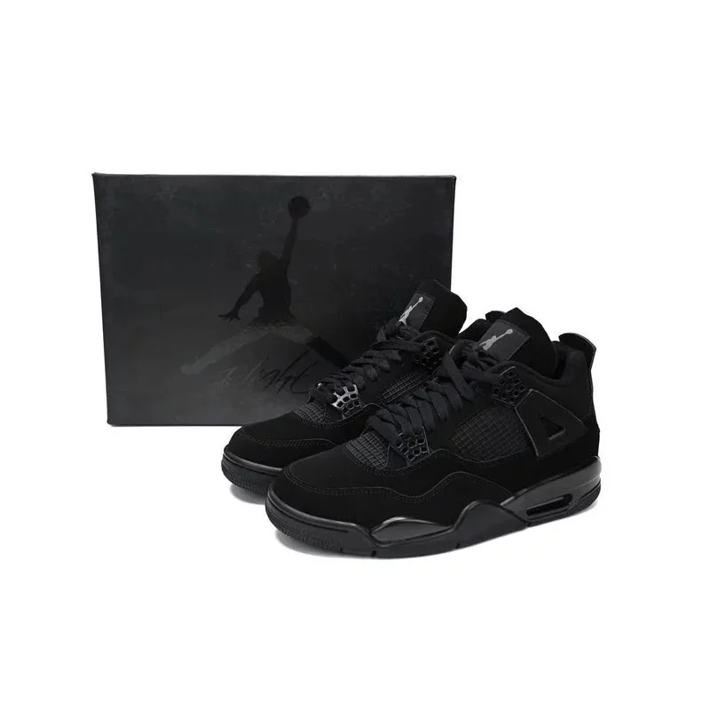 Nike Air Jordan 4 Triple Black Sneakers