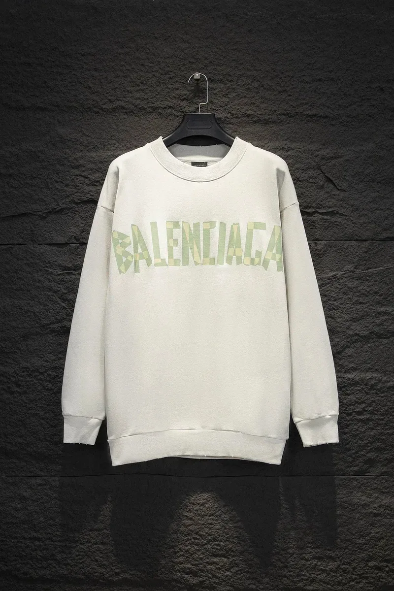 Balenciaga Camo Logo Oversized Sweatshirt