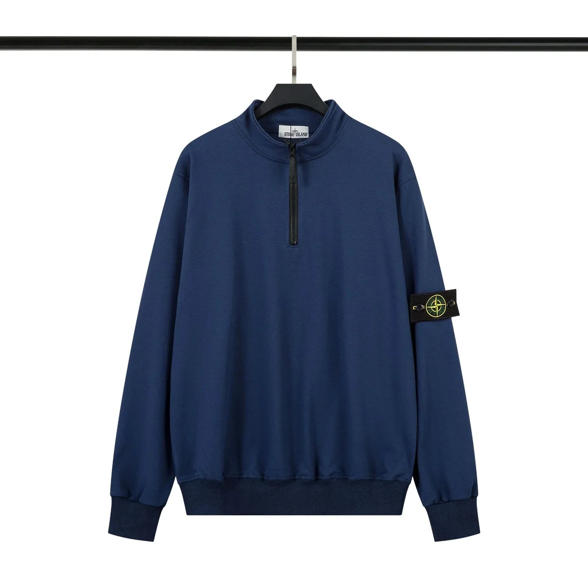 Stone Island 68-15 Half-Zip Sweatshirt Navy