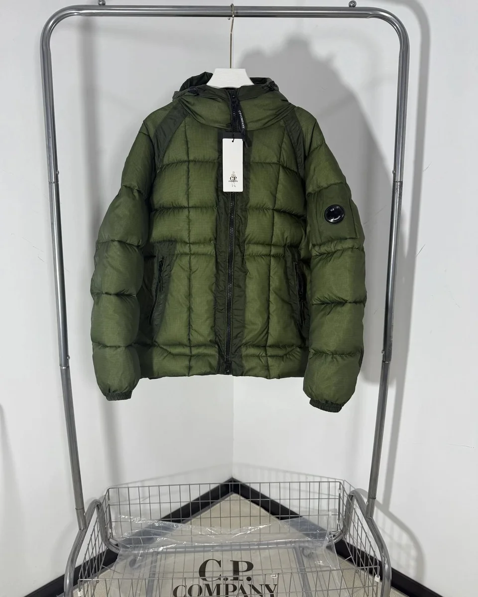 C.P. Company BB-03 Olive Puffer Jacket