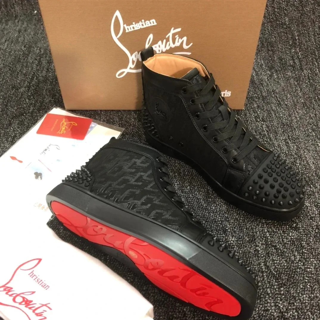Christian Louboutin Louis Triple Black Sneakers