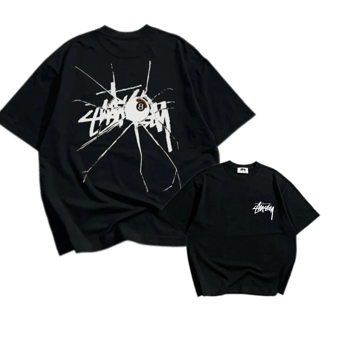 Stussy Stüssy Logo Black T-Shirt