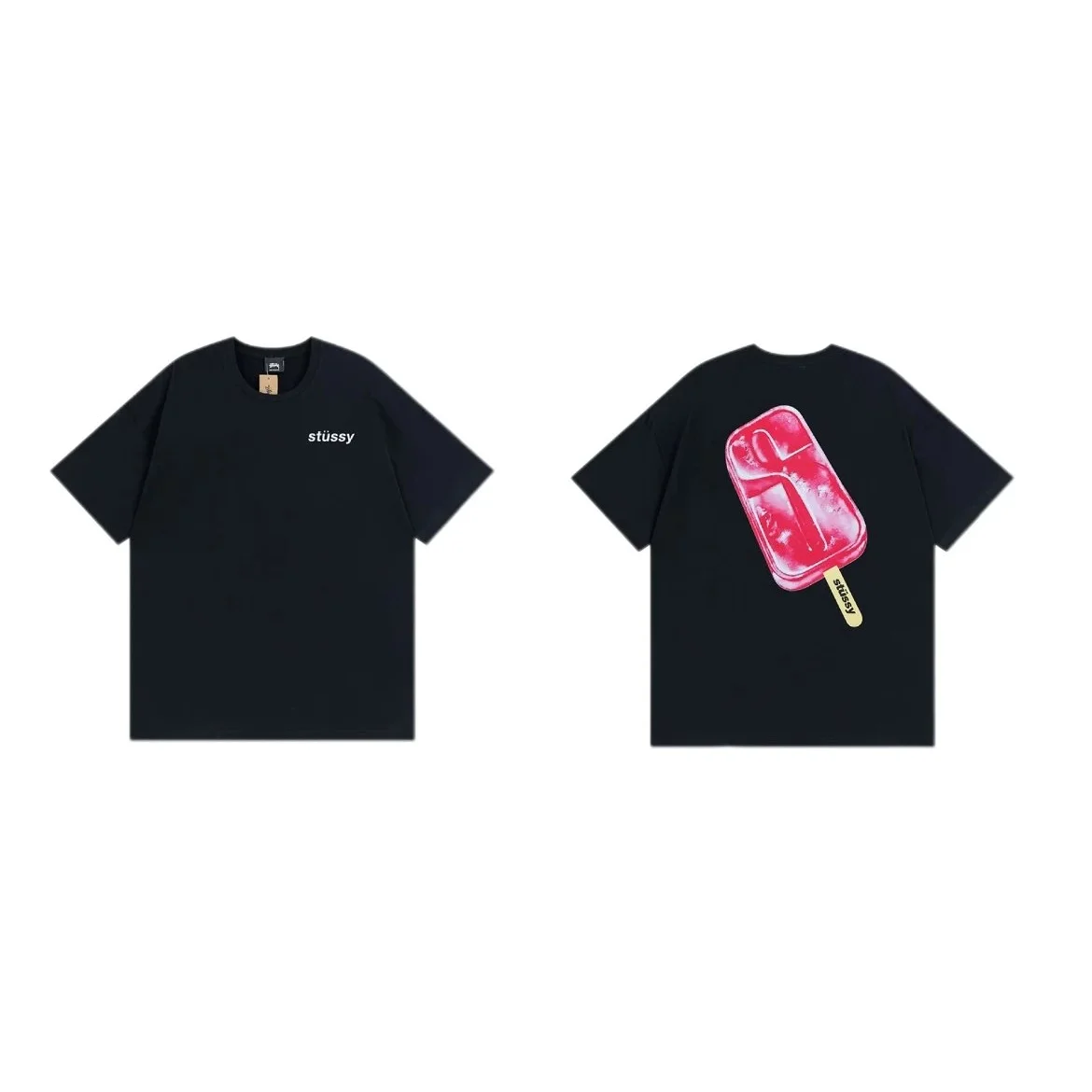 Stüssy Ice Pop T-Shirt Black Casual