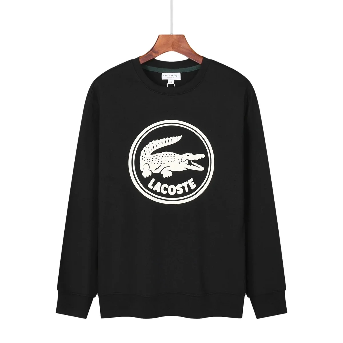 Lacoste Crocodile Logo Black T-Shirt