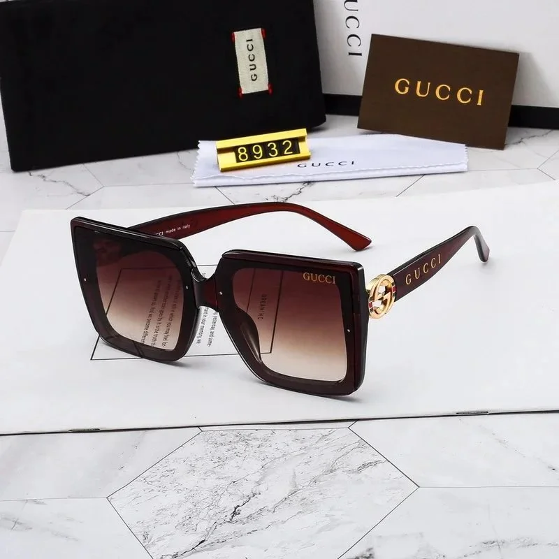 Gucci Gradient Brown Square Sunglasses