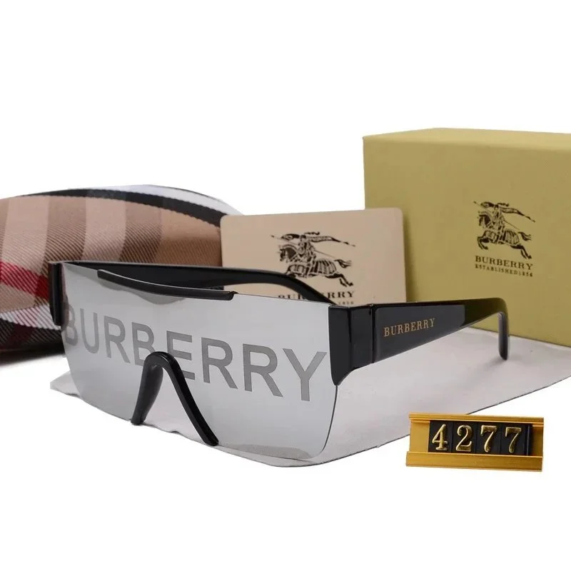 Burberry Classic Logo Sunglasses Silver/Black Eyewear