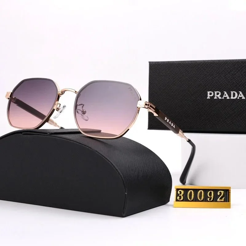 Prada Classic Logo Gradient Pink Sunglasses