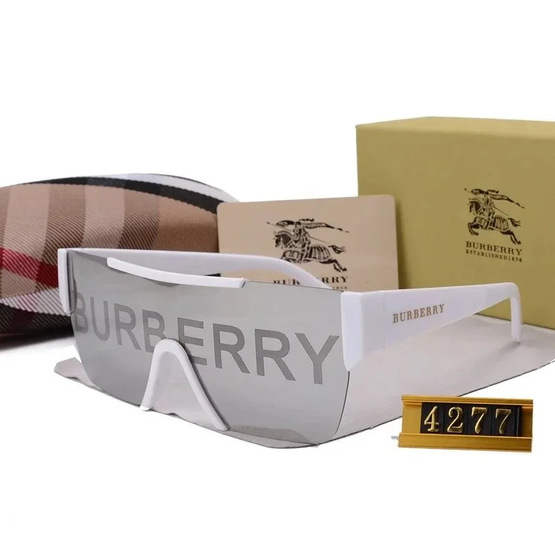 Burberry White Silver Sunglasses Eyewear
