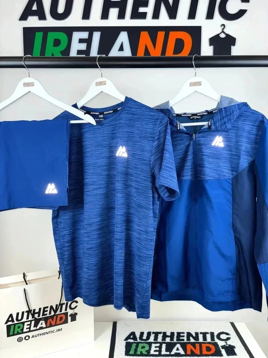 Montirex Blue Melange Tracksuit Set