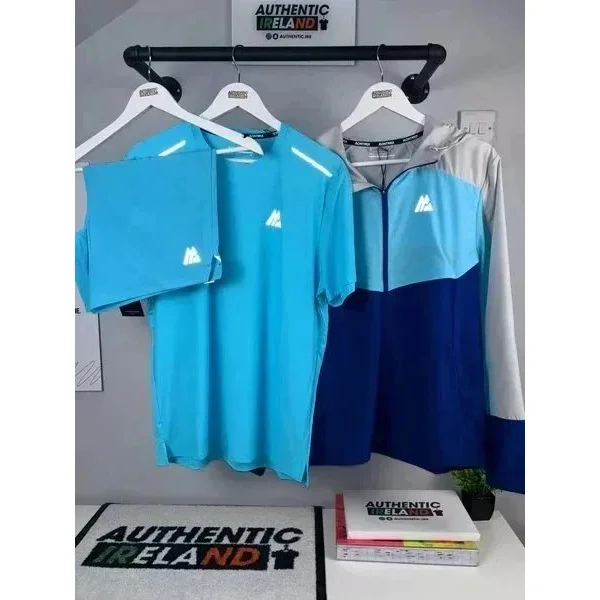 Mystery Brand Blue & Grey Tracksuit Set