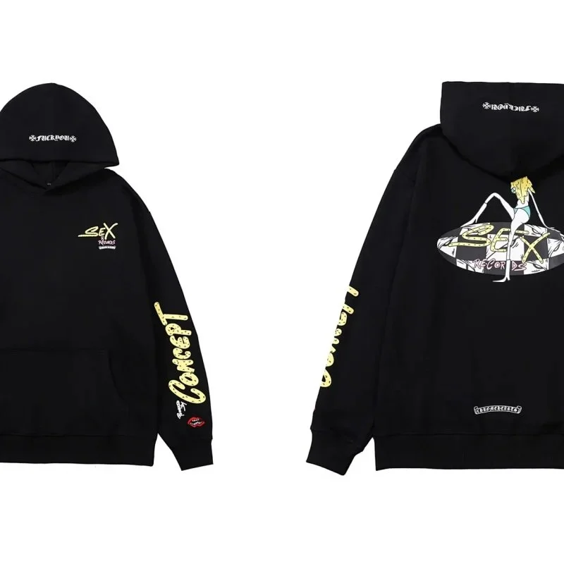Chrome Hearts Black Concept Hoodie