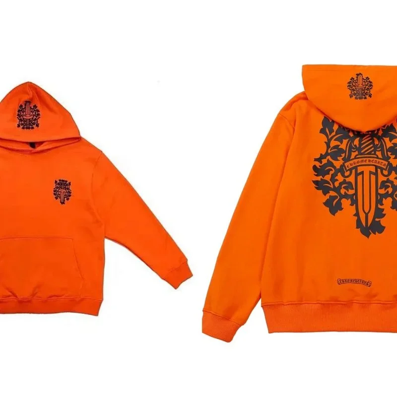 Chrome Hearts Orange Dagger Hoodie