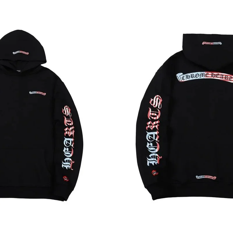 Chrome Hearts HEARTS Black Hoodie