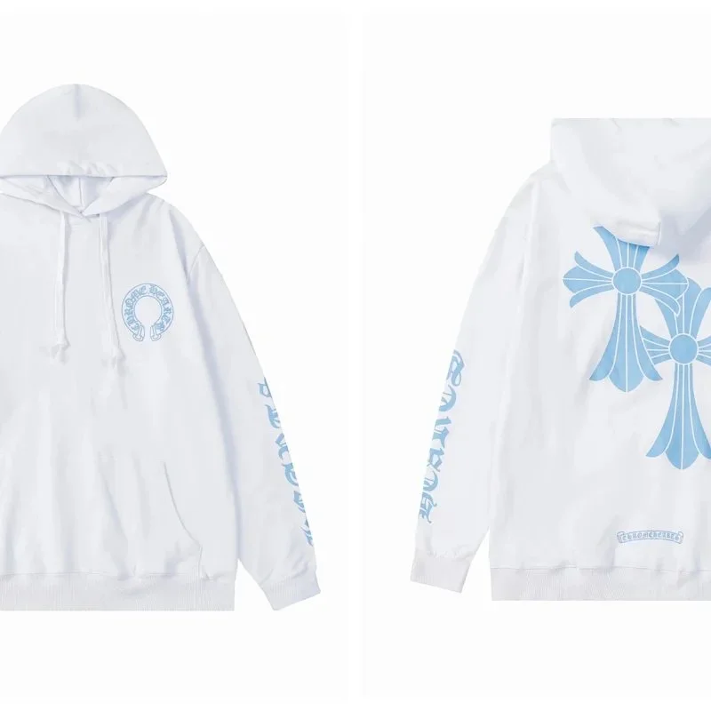 Chrome Hearts CH Cross White Hoodie