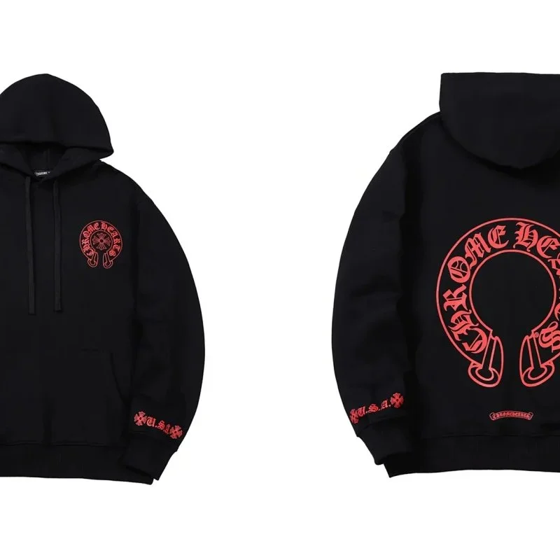 Chrome Hearts CH Cross Black Red Hoodie
