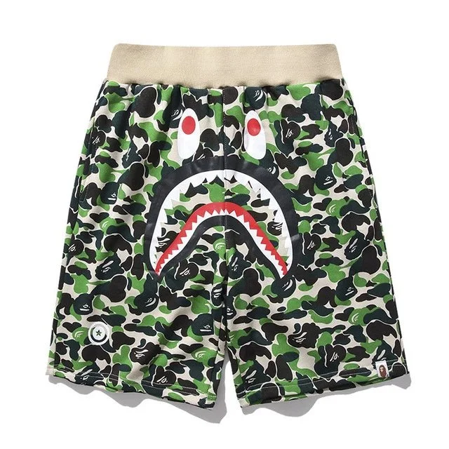 A Bathing Ape BAPE STA Camo Shark Shorts