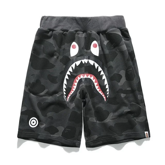 A Bathing Ape BAPE STA ABC Camo Shark Shorts