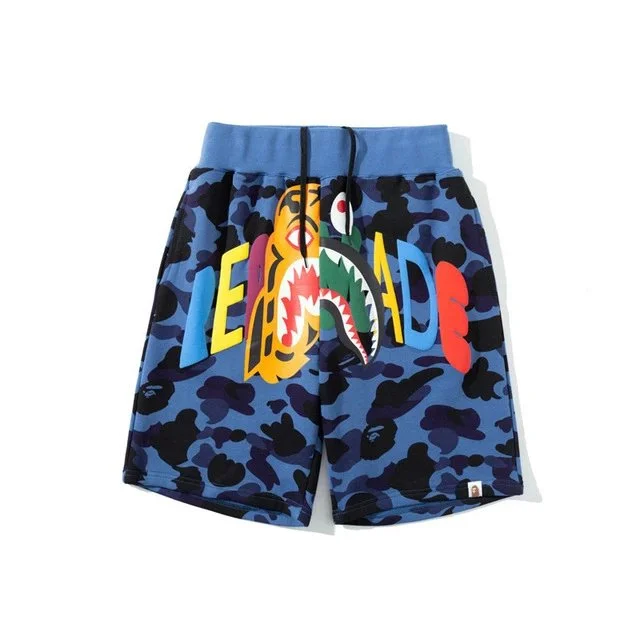 A Bathing Ape BAPE STA ABC Camo Blue Shorts