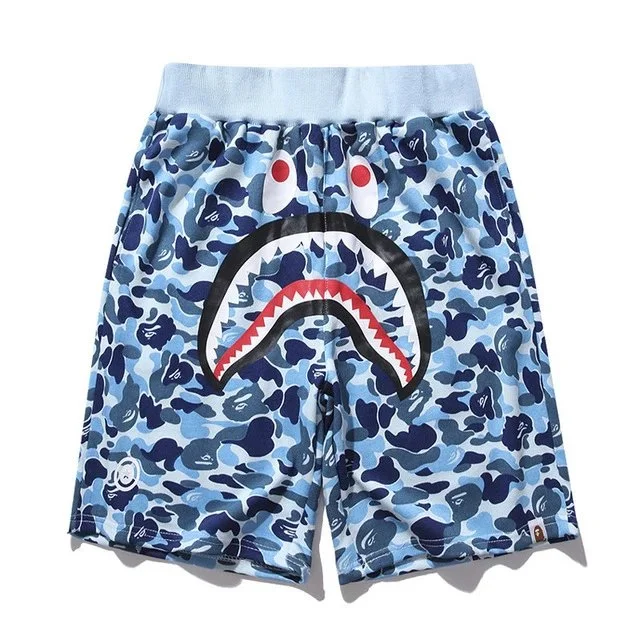 A Bathing Ape BAPE STA Blue Camo Shorts