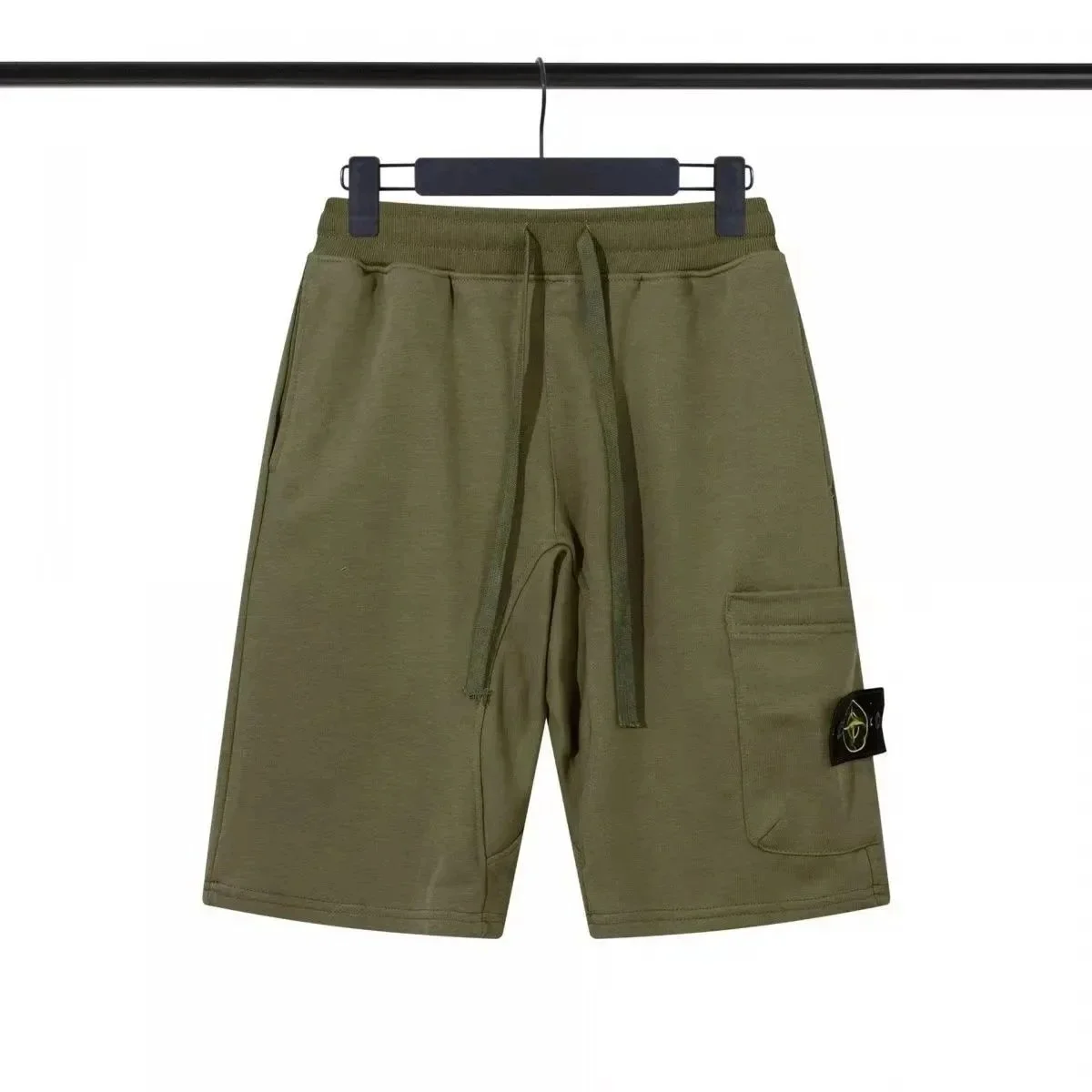 Stone Island 68-15 Olive Cargo Shorts