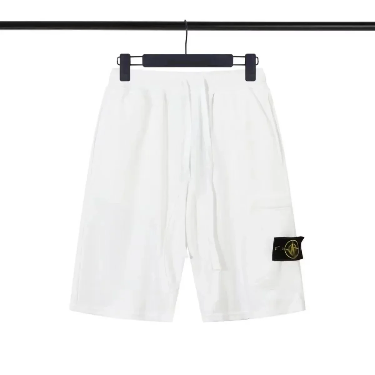 Stone Island 68-15 White Cargo Shorts