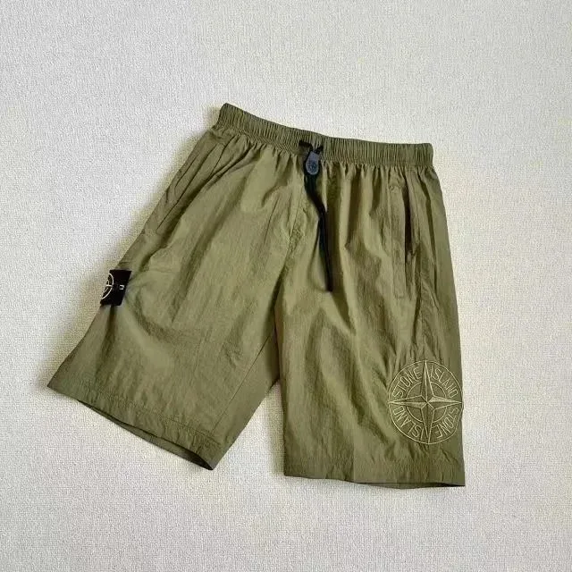 Stone Island 68-15 Olive Green Shorts