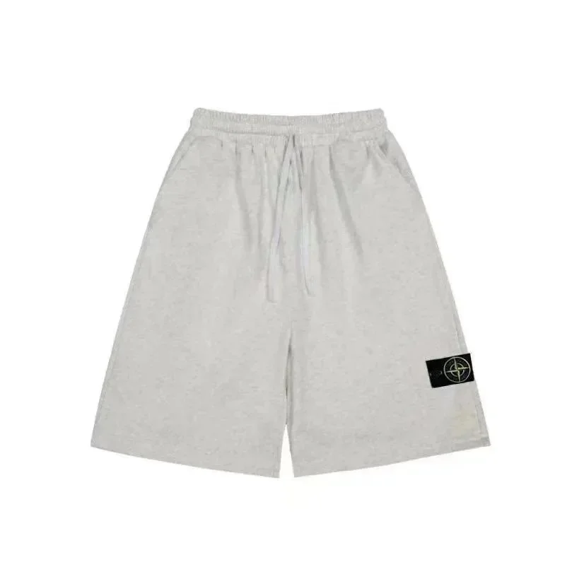 Stone Island 68-15 Grey Cotton Shorts