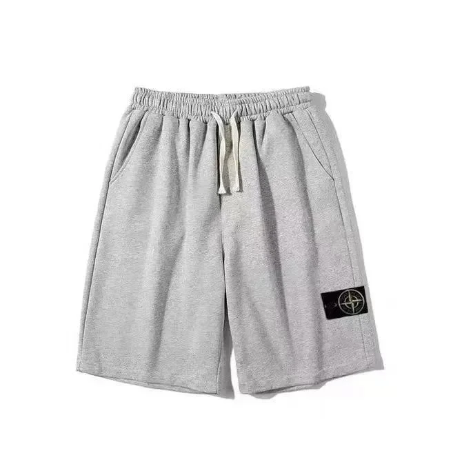 Stone Island 68-15 Grey Solid Shorts