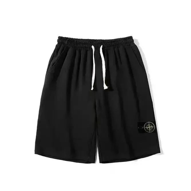 Stone Island 68-15 Black Solid Shorts
