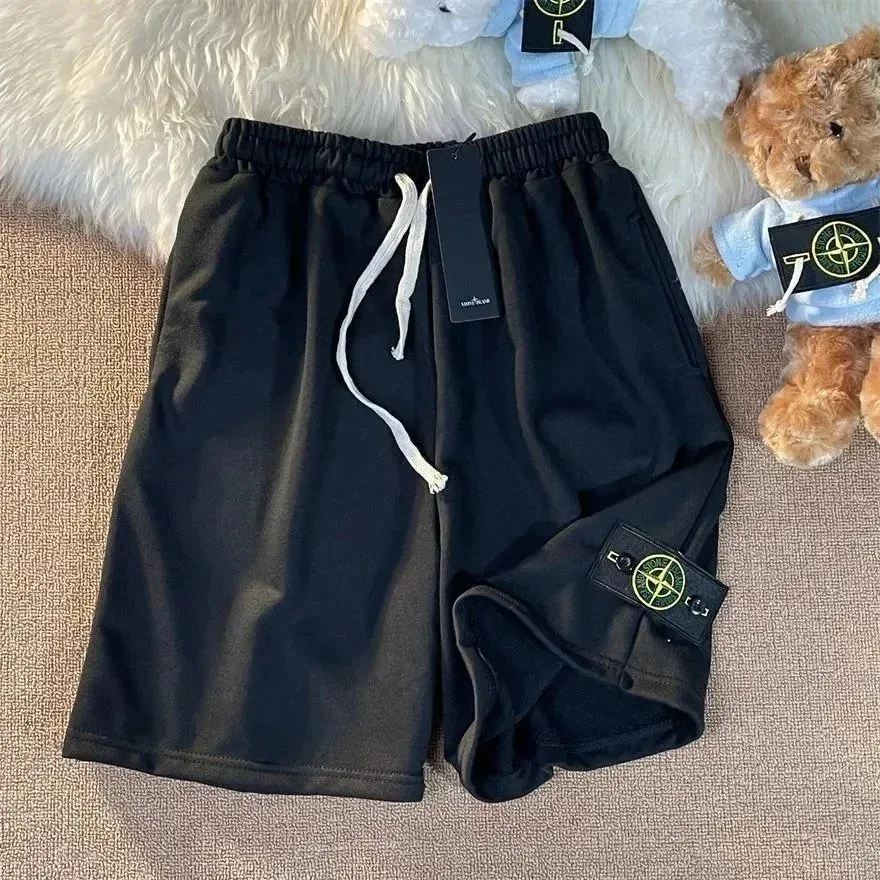 Stone Island 68-15 Black Solid Shorts