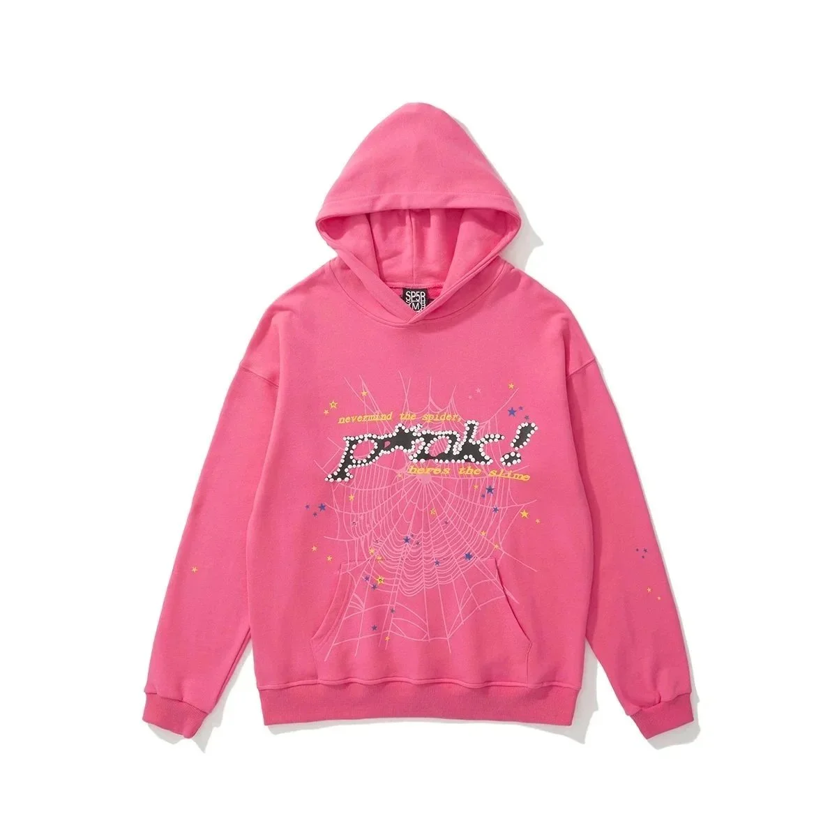 Speed Game Pink! Spider Web Graphic Hoodie