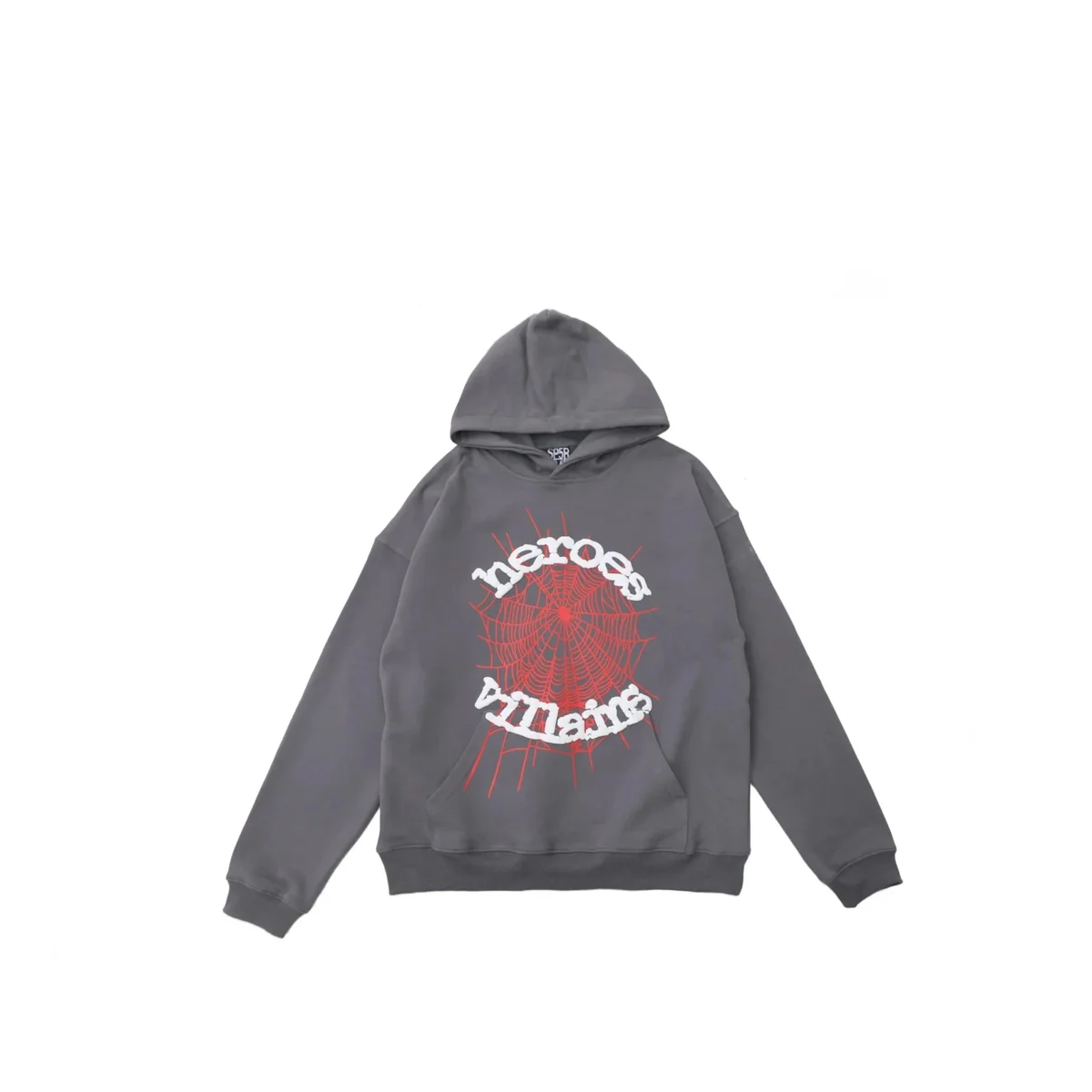 Unisex Heroes Villains Spider Web Graphic Hoodie