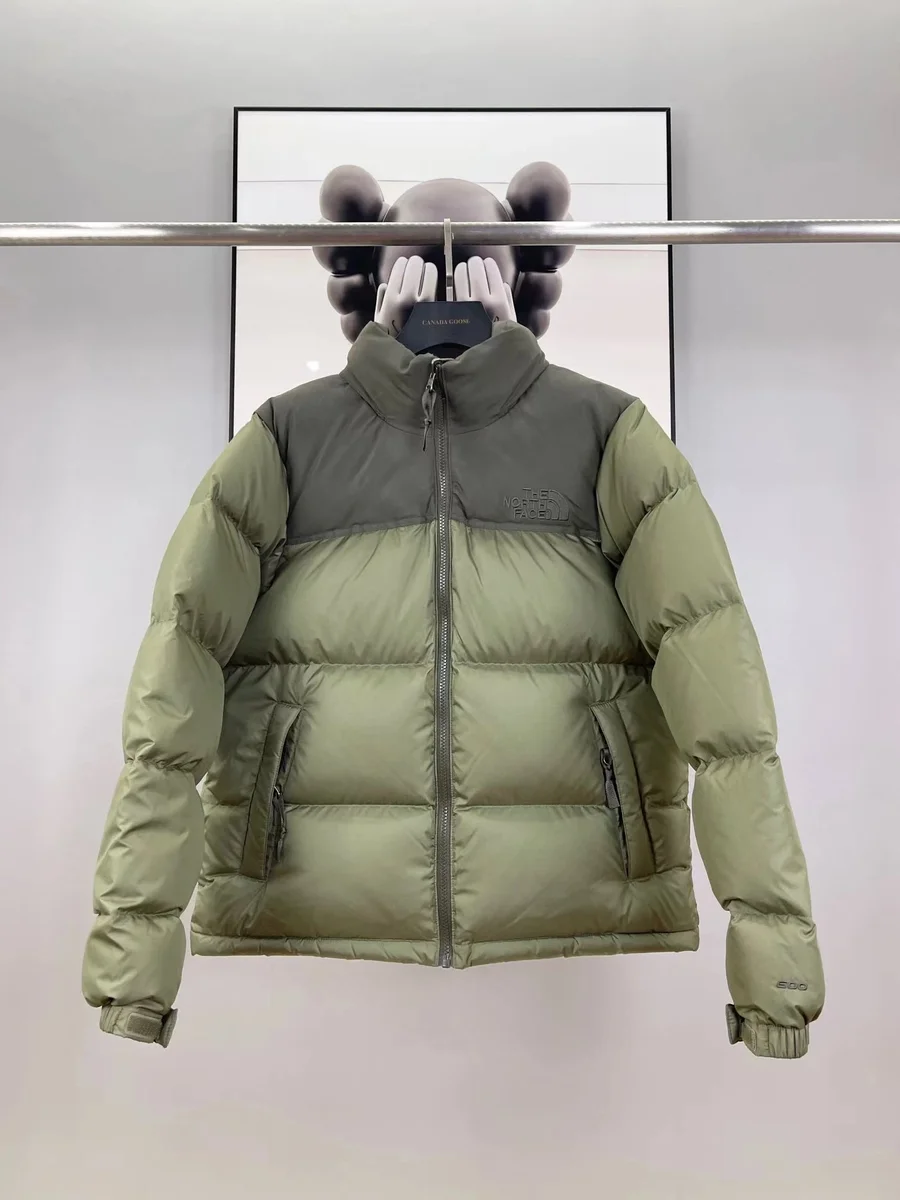 The North Face Nuptse Olive Green Parka