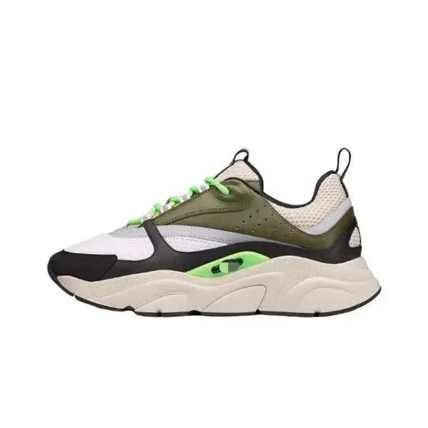 Dior Lady Dior White/Green Sneakers