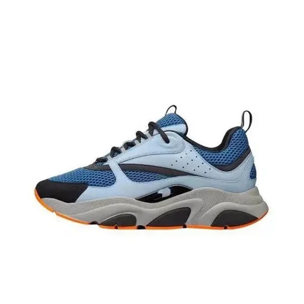 Other Unisex Blue & Grey Chunky Sneakers Blue - 1