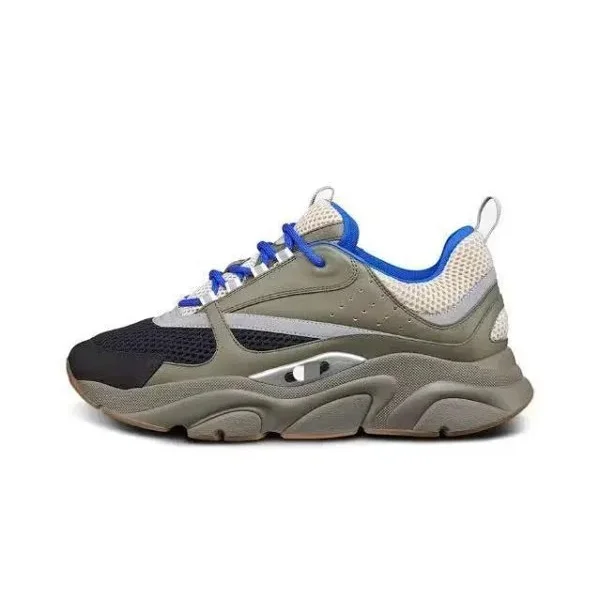 Dior Dior Book Tote Olive Blue Sneakers