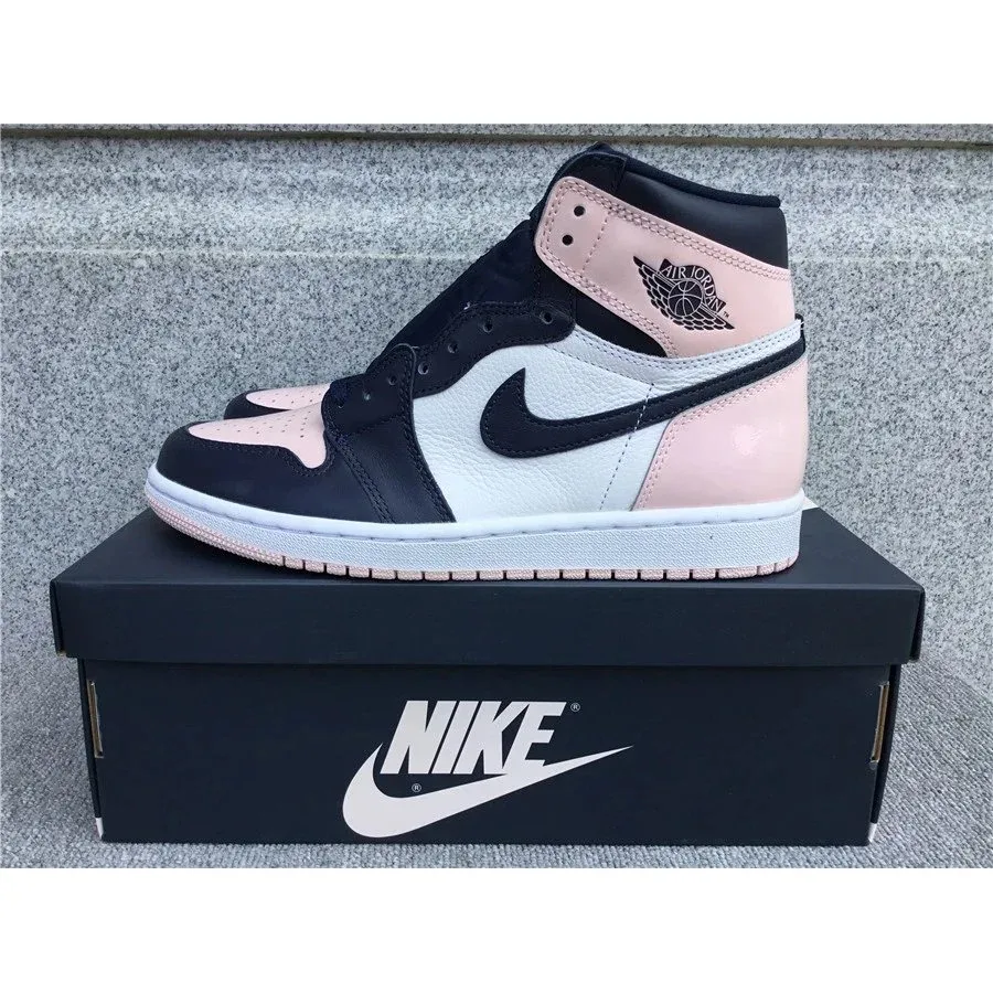 Nike Air Jordan 1 High 'Pink Toe' Sneakers