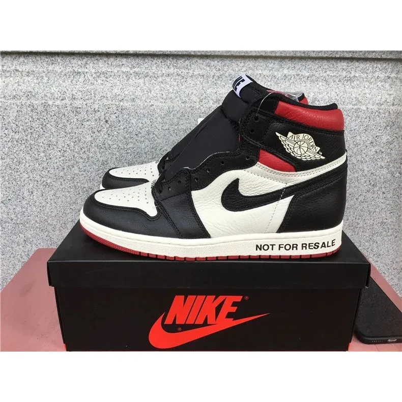 Nike Air Jordan 1 Black/White/Red Sneakers
