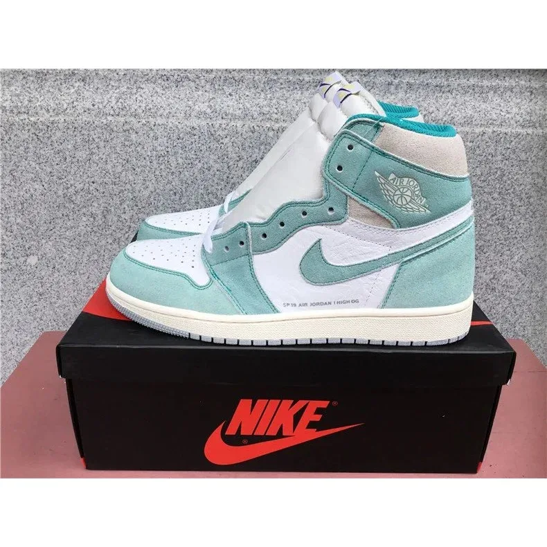 Nike Air Jordan 1 High OG Sail/Turquoise Sneakers