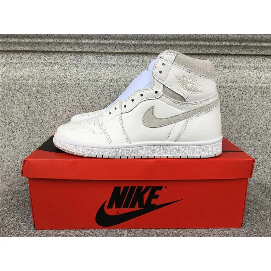Nike Air Jordan 1 Sail/Neutral Grey Sneakers