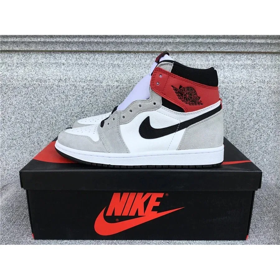 Nike Air Jordan 1 Grey/Red/Black Sneakers