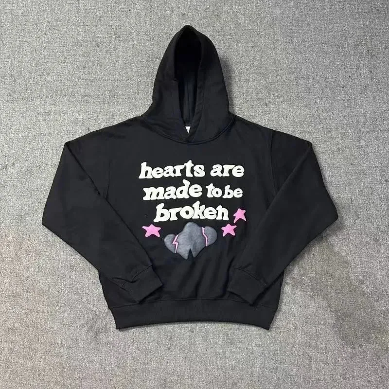 Black 'Hearts Are Made to Be Broken' Hoodie